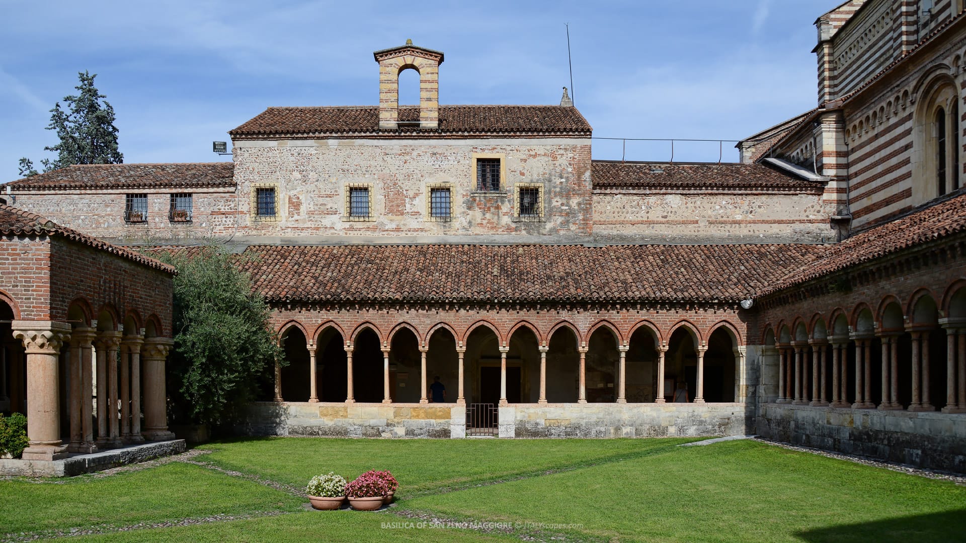 Basilica of San Zeno Maggiore 5 The cloister of the Basilica of San Zeno Maggiore - Verona