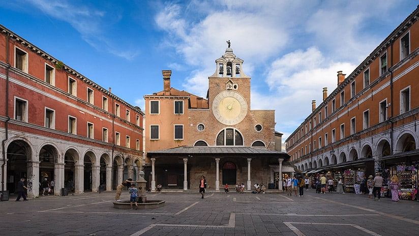 Top 10 Most Beautiful Churches in Venice 1 Church of San Giacomo di Rialto