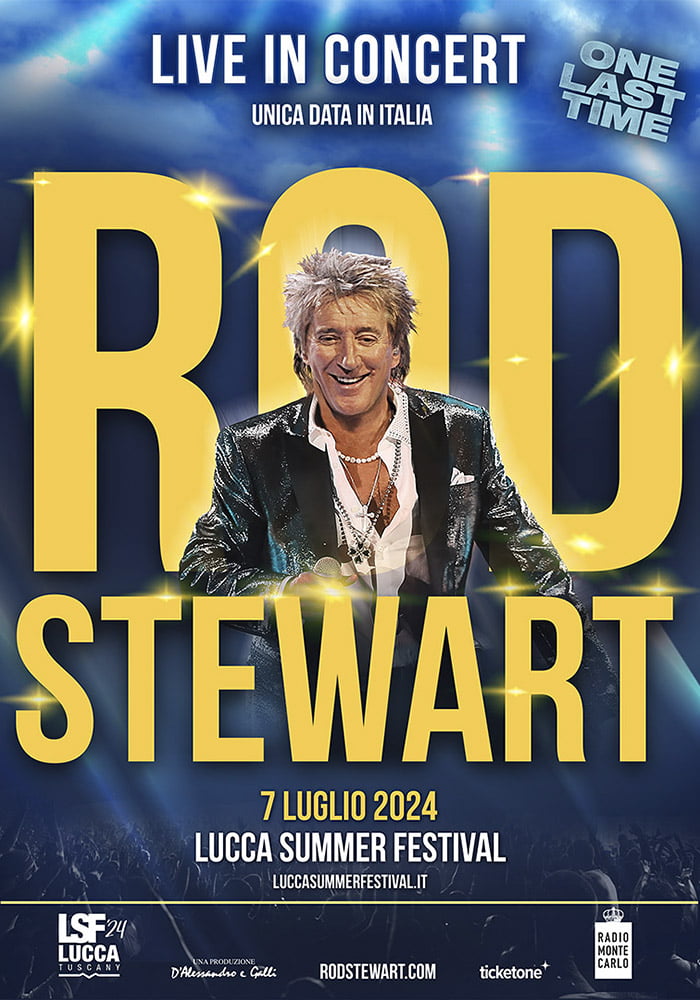 Rod Stewart @ the Lucca Summer Festival 2024