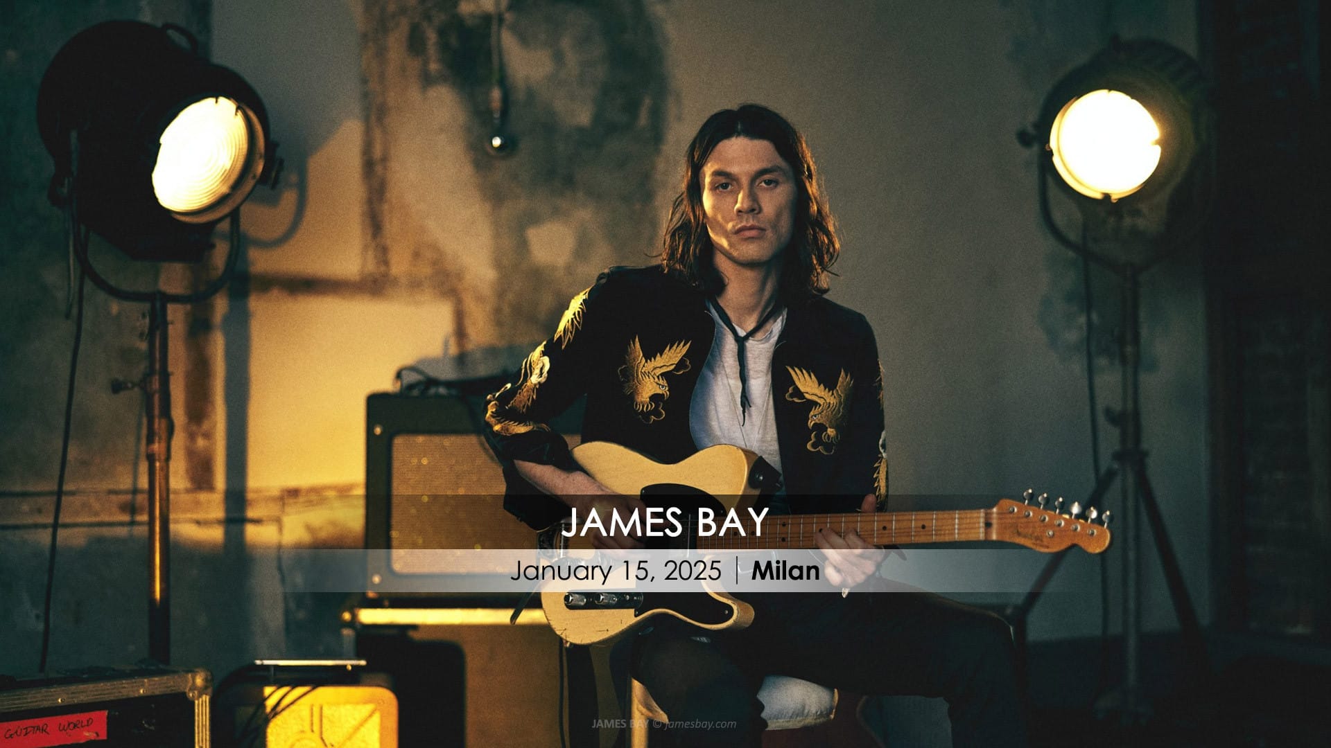 Calendar of the Most Important Concerts in Italy in 2025 1 Concert James Bay