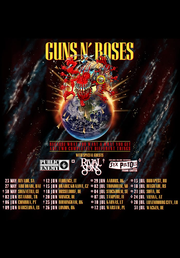 Guns N' Roses - Concert in Florence
