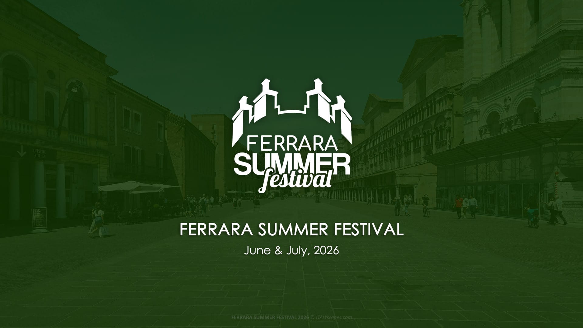 Top 13 Music Festivals in Italy in 2026 11 Ferrara Summer Festival 2026