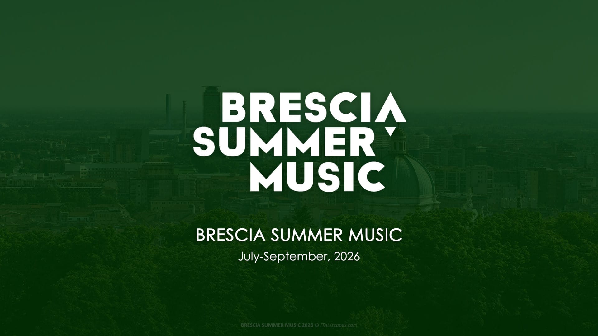 Top 13 Music Festivals in Italy in 2026 2 Brescia Summer Music 2026