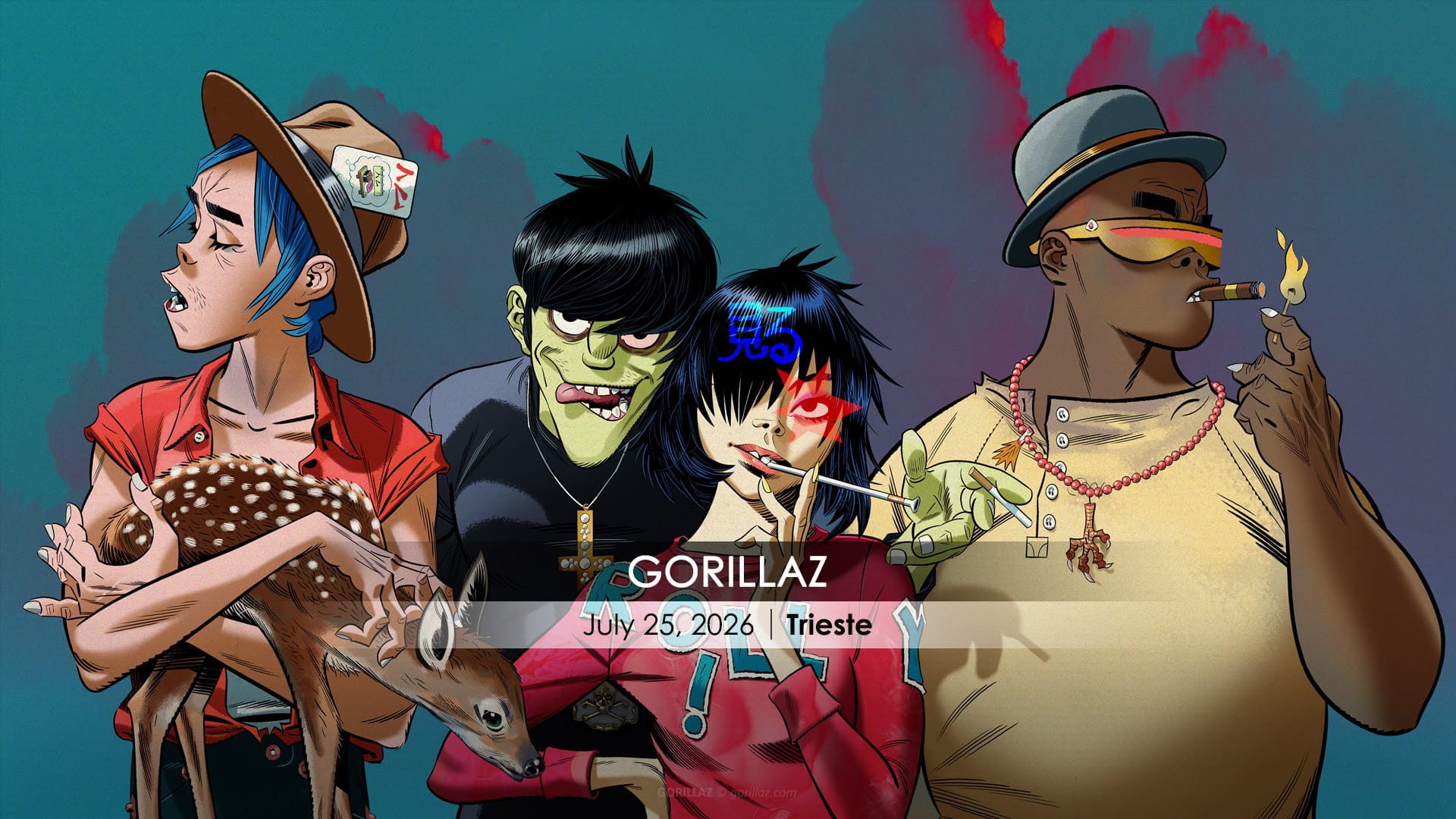 Gorillaz - The Mountain Tour 2026 2 Gorillaz - The Mountain Tour 2026
