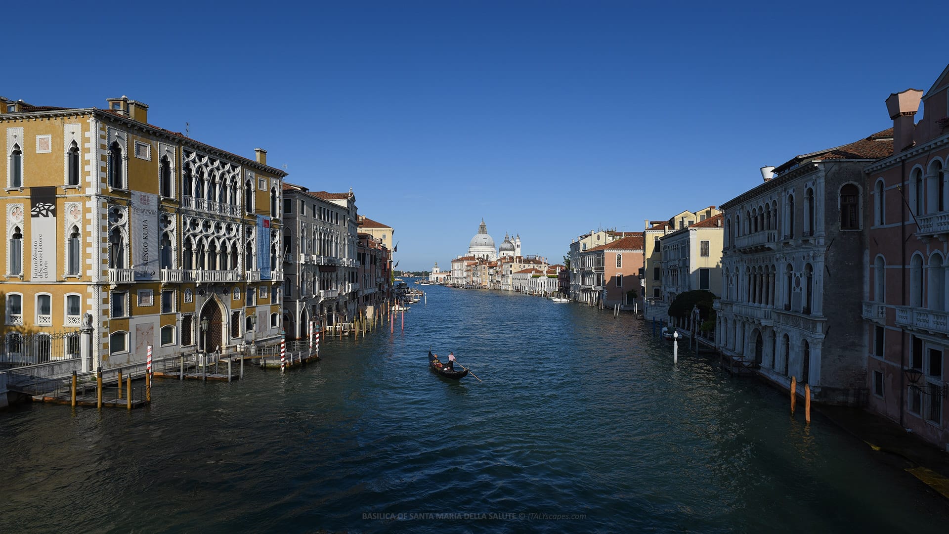 Basilica di Santa Maria della Salute 3 Basilica di Santa Maria della Salute seen from the Ponte dell'Accademia