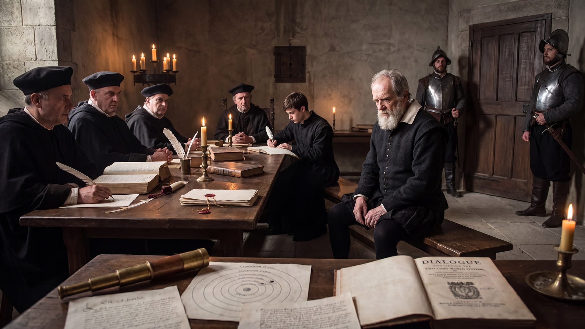 From Giordano Bruno to Galileo Galilei - 9 Great Heresy Trials of the Roman Inquisition 4 Galileo Galilei before the Roman Inquisition on heresy charges