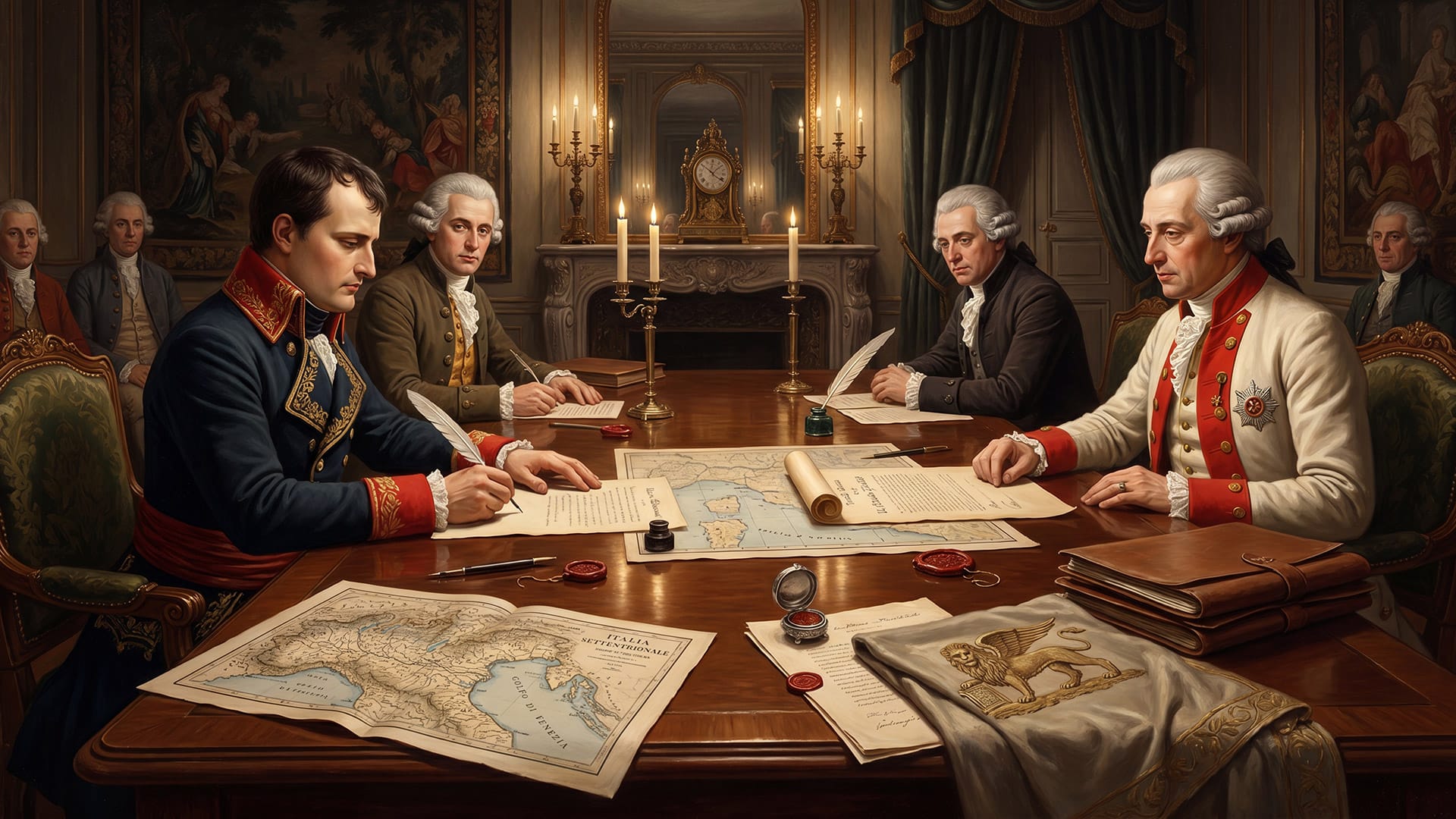 Decisive Moments in the History of Venice - Turning Points that Shaped the Serenissima 6 Treaty of Campo Formio - History of Venice