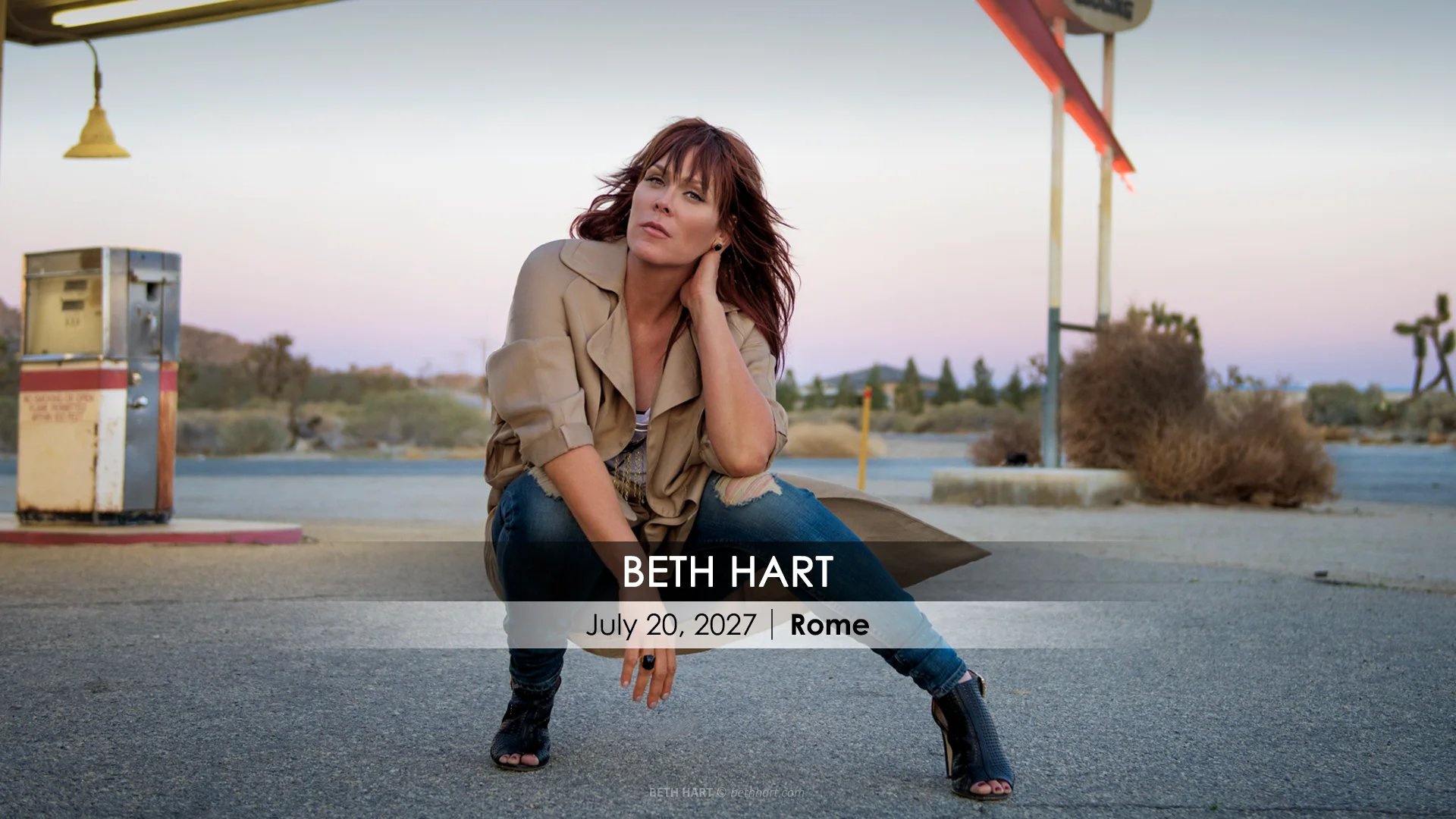Beth Hart @ Roma Summer Fest 2027 7 Beth Hart @ Roma Summer Fest 2027 concert poster - Rome, July 20, 2027
