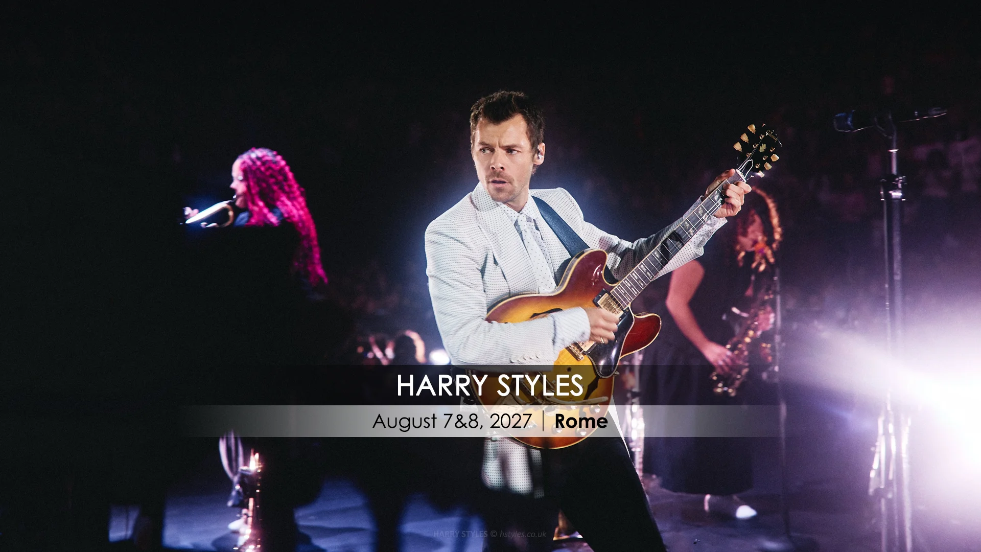 Harry Styles concert in Rome on August 7 and 8, 2027, during the Together, Together Tour