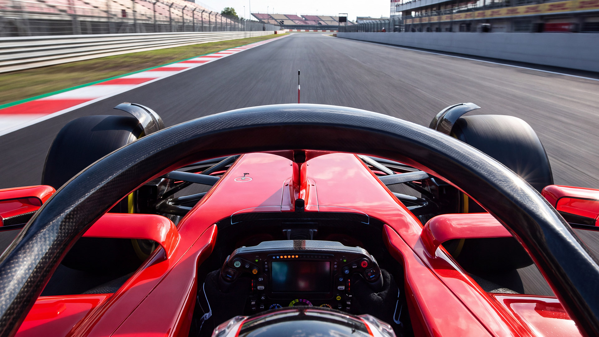 Formula 1 Italian Grand Prix 2027 - Dates, Tickets, Monza Circuit & Travel Guide 5 Cockpit view from a Formula 1 car on the main straight at Monza Circuit