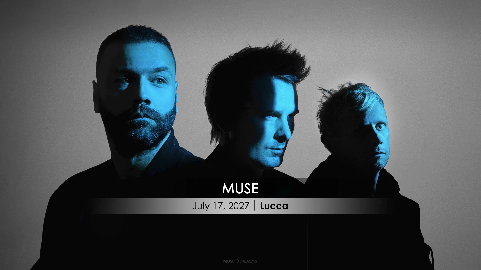 Muse - British rock band performing at Lucca Summer Festival in Lucca, Italy, on July 17, 2027.